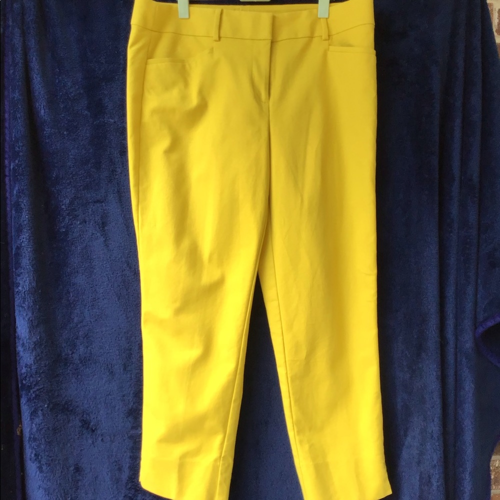 Loft yellow crop Marisa size 12